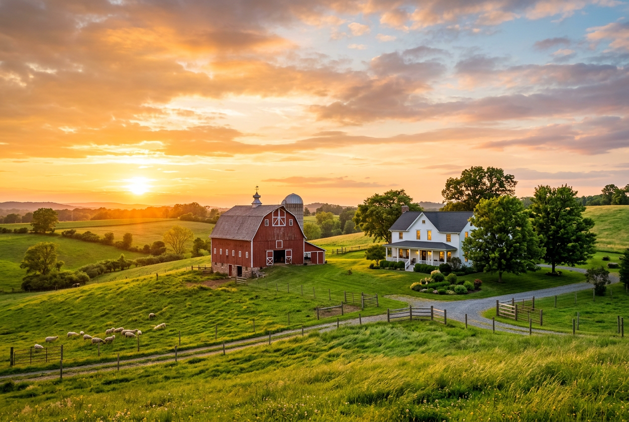 Our pasture in Maryland
